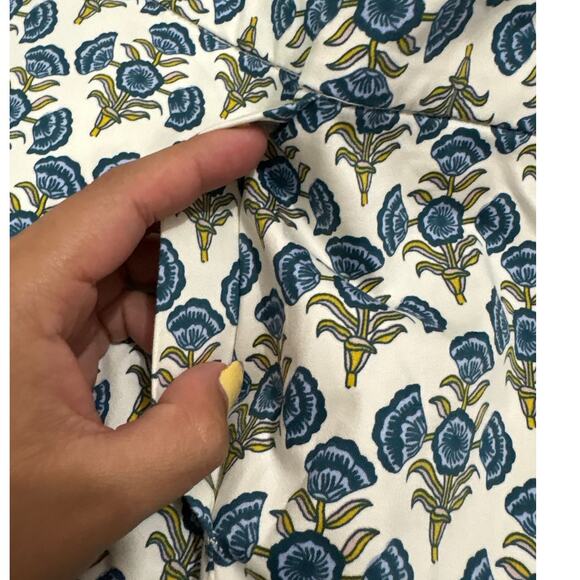 NWT Boden Womens 8 Regular Floral Pull on Pants Spring Office Contemporary - Picture 3 of 8